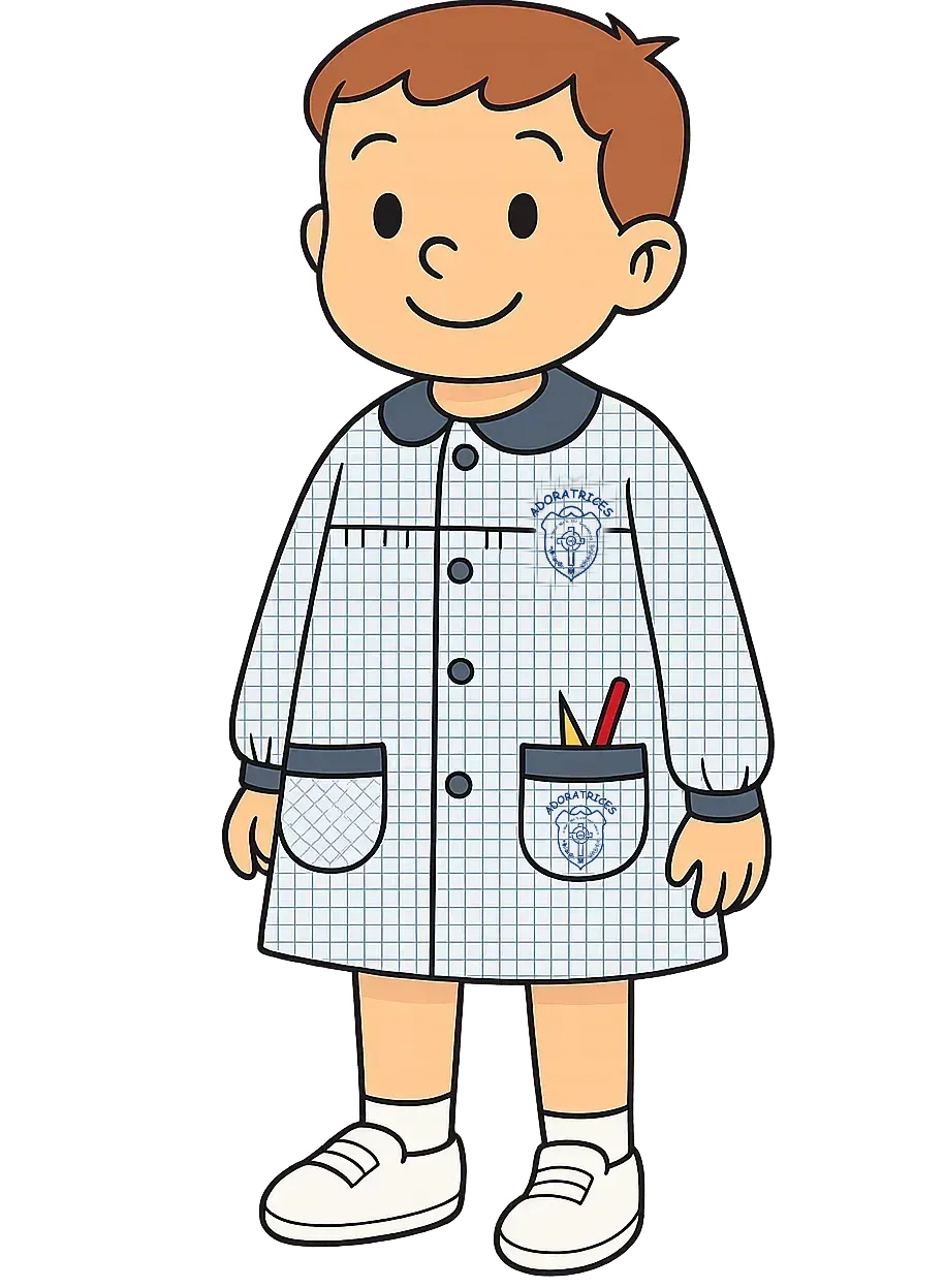 Alumno de Infantil con baby